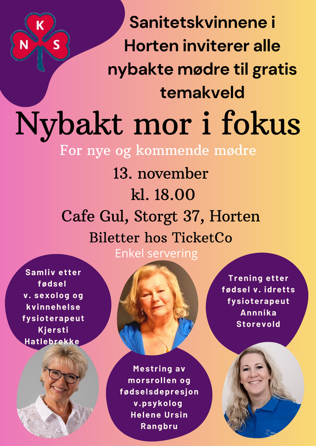 Event image Nybakt mor i fokus.