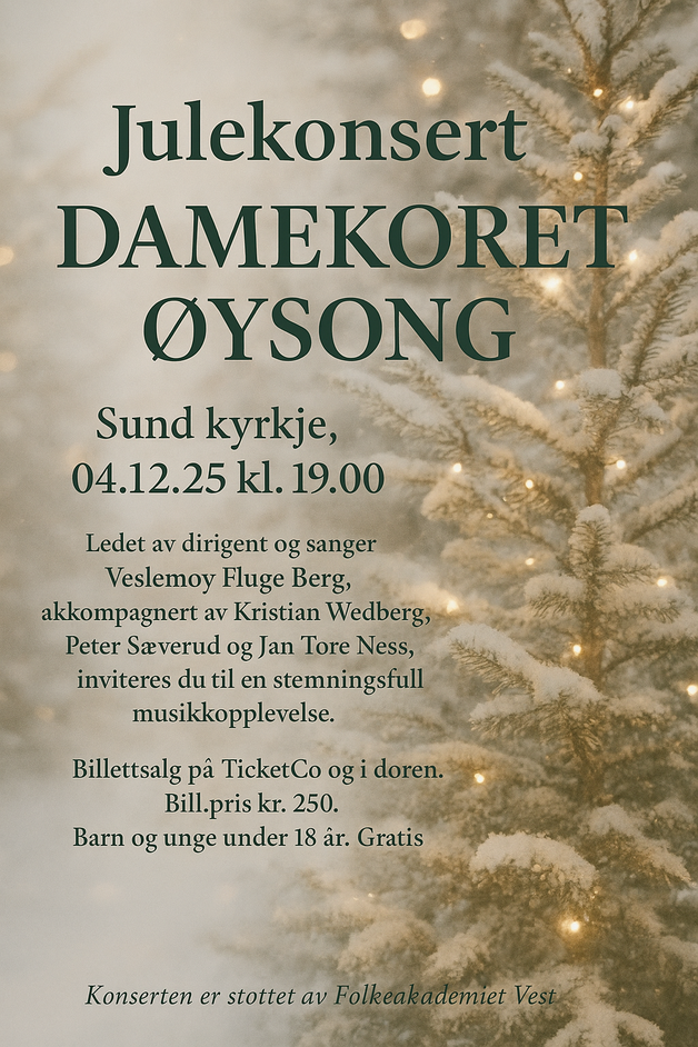 Event image Julekonsert damekoret Øysong