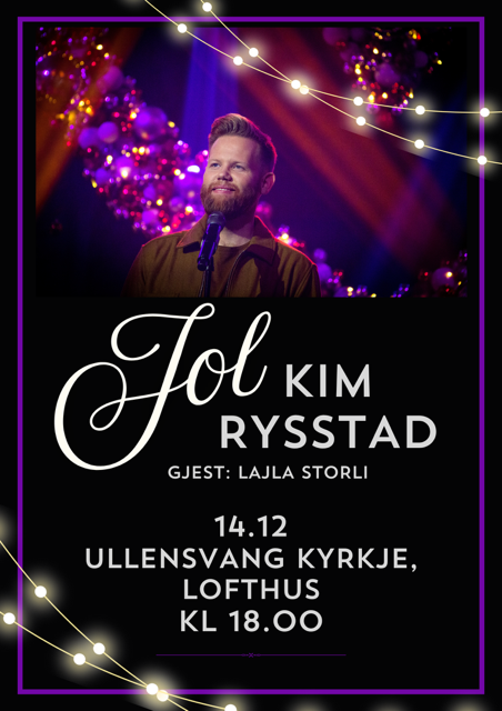 Event image Julekonsert med Kim Rysstad // Ullensvang Kyrkje
