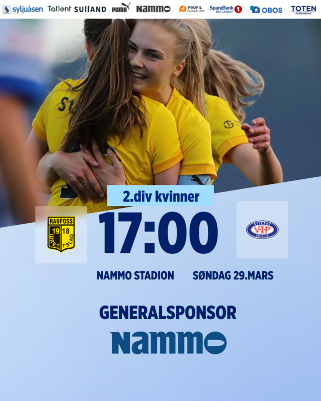 Event image Raufoss - Vålerenga 2 2.div kvinner Runde 2