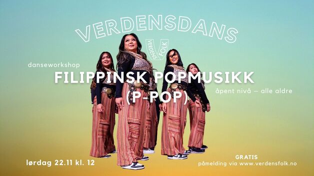 Event image Verdensdans: Filippinsk popmusikk (P-pop) / danseworkshop