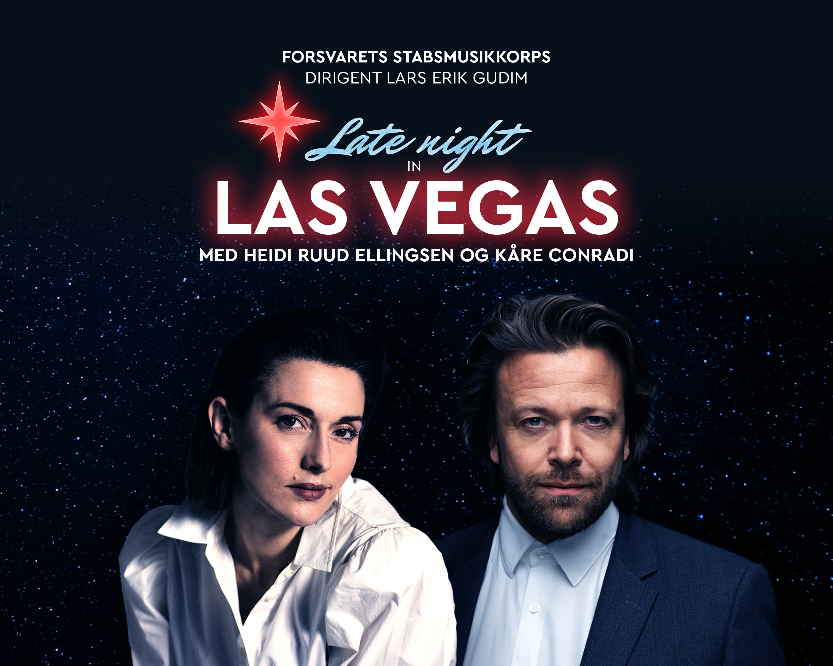 Late night in Las Vegas med Forsvarets stabsmusikkorps
