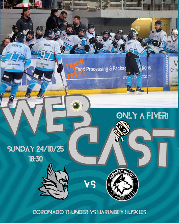 Event image CORONADO THUNDER VS HARINGEY HUSKIES - LIVE STREAM