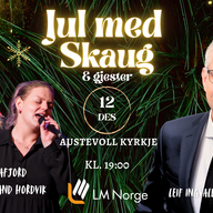 Event image Jul med Skaug - Leif Ingvald Skaug inviterer Anneli Tafjord og Esther Birkeland Hordvik til jul!