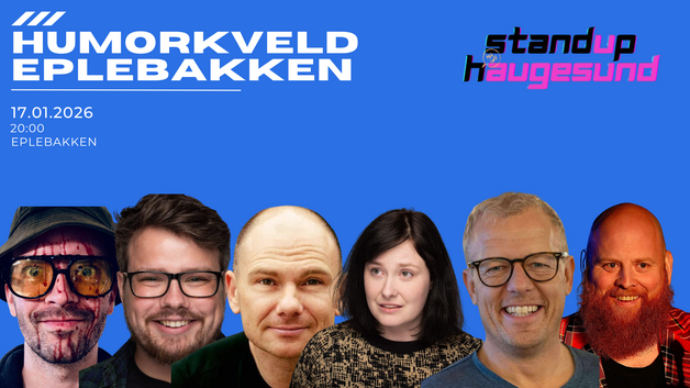Event image Humorkveld på Eplebakken!