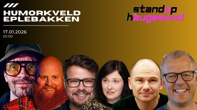 Event image Humorkveld på Eplebakken!