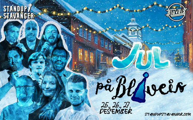 Event image Jul på Blåveis // Standup 25-27. desember