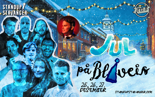 Event image Jul på Blåveis // Standup 25-27. desember