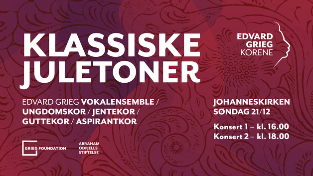 Event image Edvard Grieg Korene - Klassiske Juletoner 2025 KONSERT 1