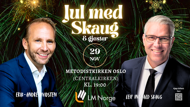 Event image Jul med Skaug - Leif Ingvald Skaug inviterer Erik-André Hvidsten til jul