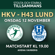 Event image HK Varberg - H43 Lund HF