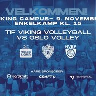 Event image TIF Viking vs Oslo Volley - OBS! Kampen går i Viking Campus