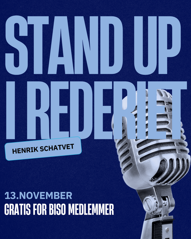 Event image Standup i rederiet med Henrik Schatvet 