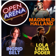 Event image Open Arena m/ Ingrid Belt / Magnhild Halland / Lola Linda Poder