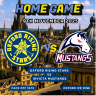 Event image Oxford Rising Stars Vs Invicta Mustangs