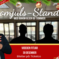 Event image Romjuls-Standup på Videoen Fitjar