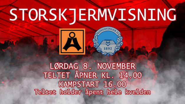 Event image STORSKJERMVISNING: ÅSANE - KIL