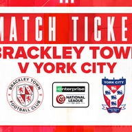 Event image Brackley Town FC v York City FC – Enterprise National League – Saturday 22nd November 2025 - KO 3pm