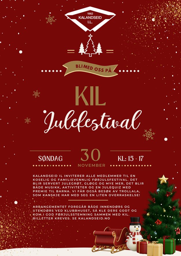 Event image Kalandseid idrettslag - Julefestival 2025