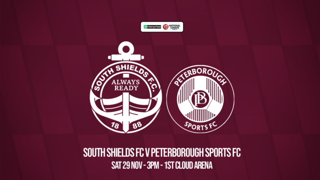 Event image South Shields FC v Peterborough Sports