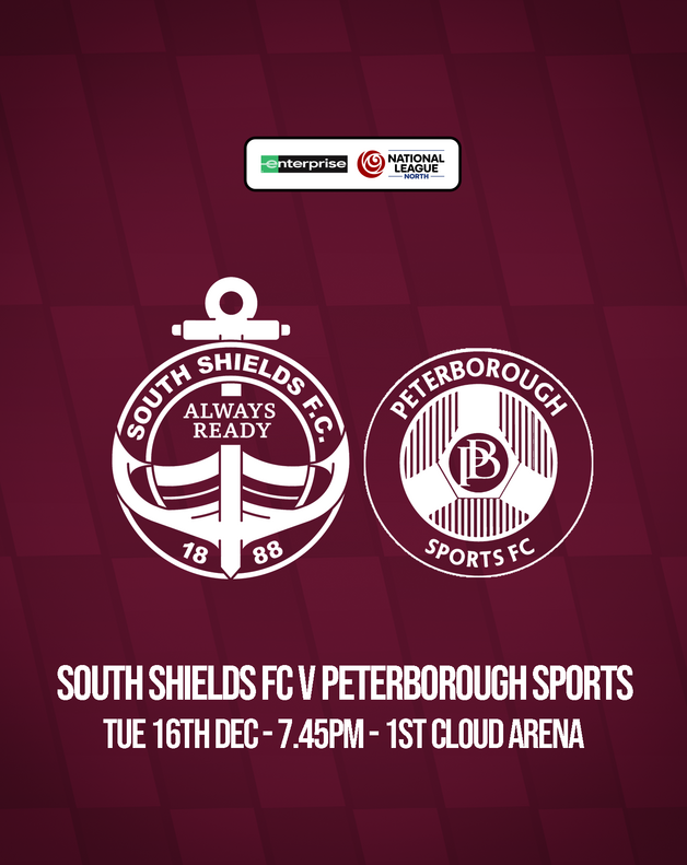 Event image South Shields FC v Peterborough Sports (Rearranged) 