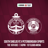Event image South Shields FC v Peterborough Sports (Rearranged) 