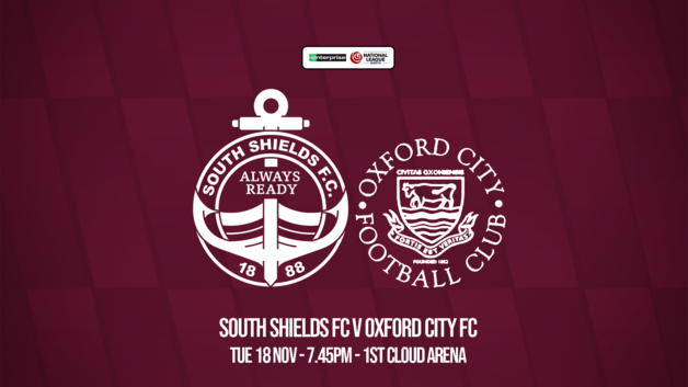 Event image South Shields FC v Oxford City