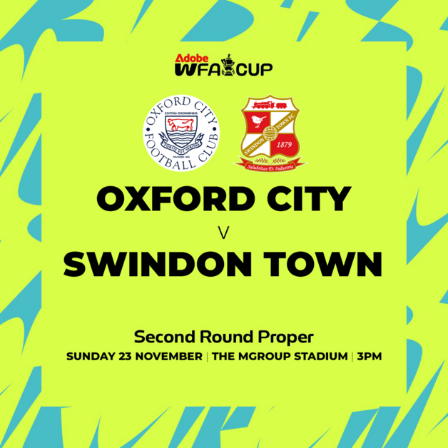 Event image Adobe Women's FA Cup | Second Round | Oxford City vs Swindon Town