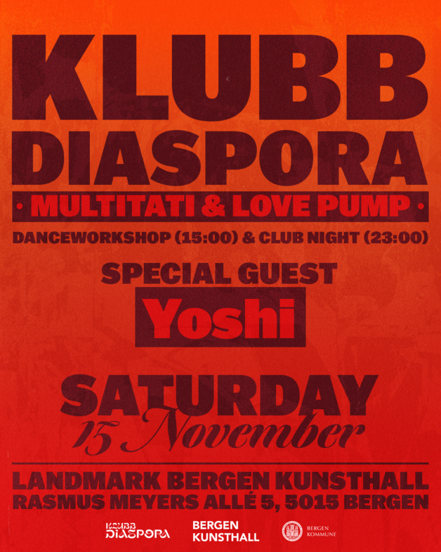 Event image KLUBB DIASPORA - Yoshi