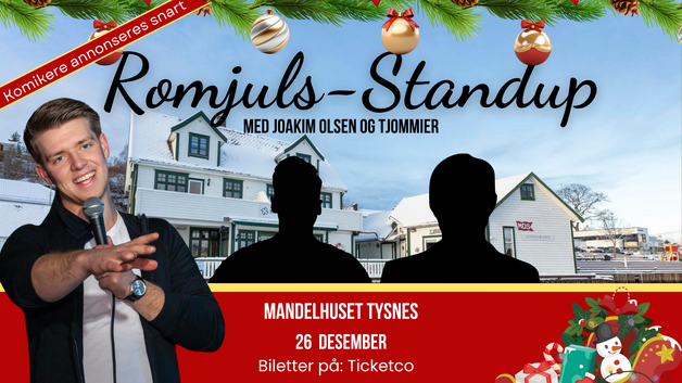 Event image 2. juledag stand up med Joakim Olsen og tjommier