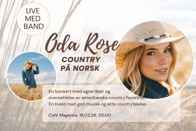 Event image Oda Rose - Country på norsk