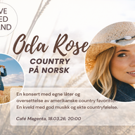 Event image Oda Rose - Country på norsk