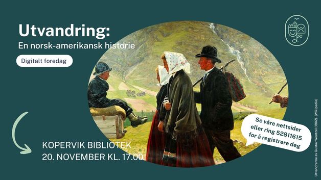 Event image Utvandring: en norsk-amerikansk historie
