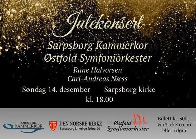 Event image Julekonsert med Sarpsborg Kammerkor og Østfold Symfoniorkester i Sarpsborg kirke