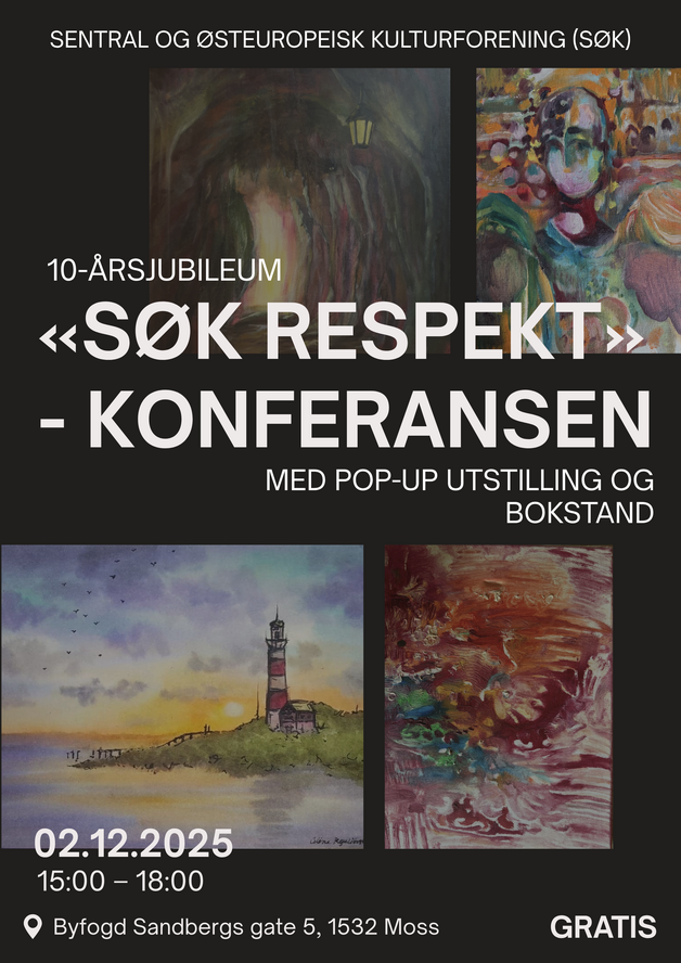 Event image «SØK Respekt»-konferansen med pop-up utstilling og bokstand