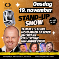 Event image Standup på Olsen 19 november