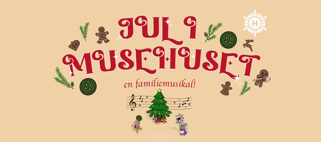 Event image Jul i Musehuset - en GRATIS familiemusikal