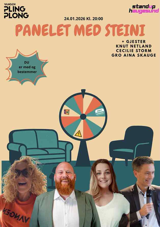 Event image Panelet - Steini med gjester!