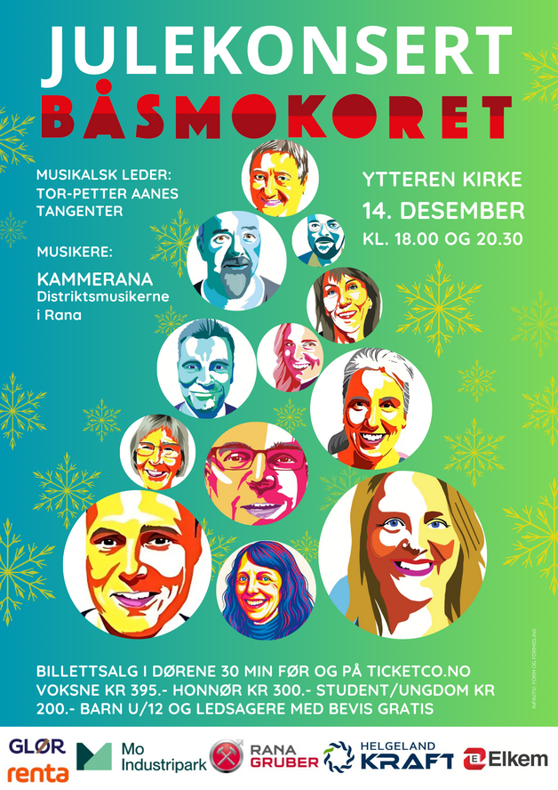 Event image Båsmokorets julekonsert 14.des 2025 kl. 18.00