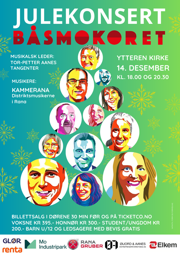 Event image Båsmokorets julekonsert - kveldsarrangement - 14.des. kl 20.30