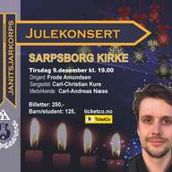 Event image Sarpsborg janitsjarkorps - Julekonsert 2025