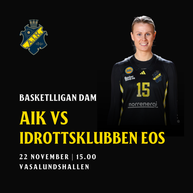 Event image SBL Dam: AIK vs. Norrköping Dolphins