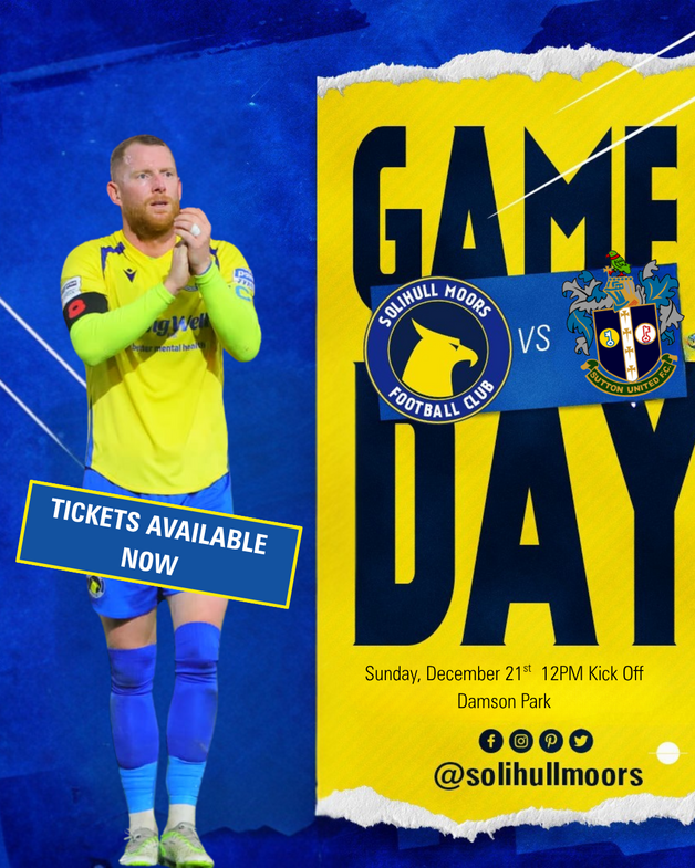 Event image Solihull Moors v Sutton United