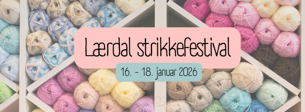 Event image Lærdal strikkefestival 2026 // Lærdal kulturhus