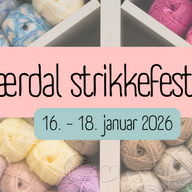 Event image Lærdal strikkefestival 2026 // Lærdal kulturhus