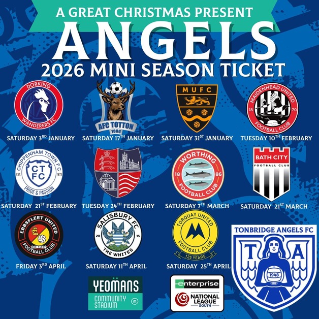 Event image Tonbridge Angels Mini Season Ticket - 2026