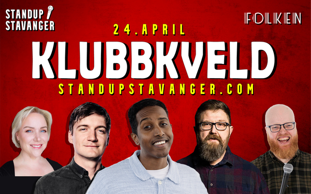 Event image Standup Klubbkveld med Ahmed Mamow - 24. april