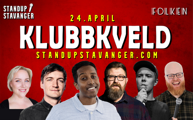 Event image Standup Klubbkveld med Ahmed Mamow - 24. april