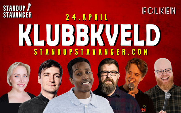 Event image Standup Klubbkveld med Ahmed Mamow - 24. april