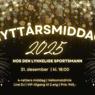 Event image Nyttårsfeiring på Den Lykkelige Sportsmann